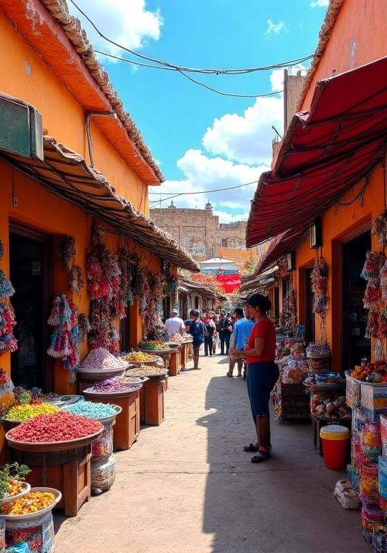 Mercado local y pequeño comercio tabasqueño